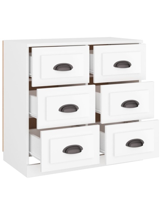 Kumode, 70x35,5x67,5 cm, inženierijas koks, balta