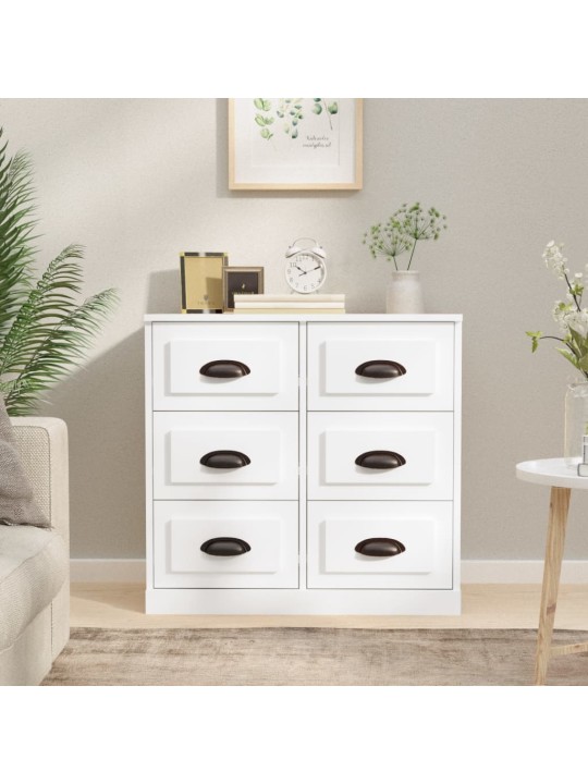 Kumode, 70x35,5x67,5 cm, inženierijas koks, balta