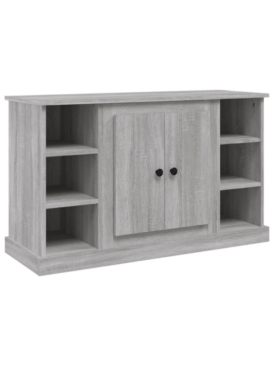Kumode, pelēka ozolkoka, 100x35,5x60 cm, inženierijas koks