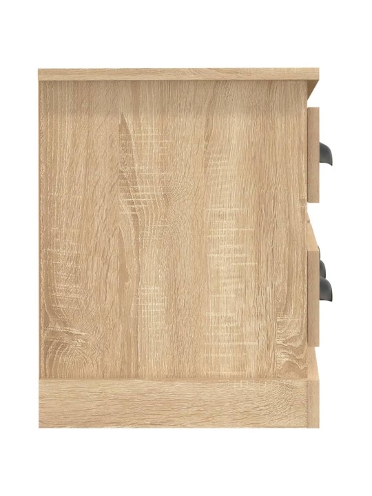Tv skapītis, ozolkoka krāsa, 100x35,5x45 cm, inženierijas koks