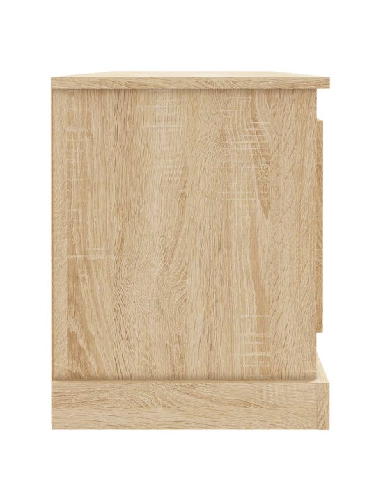 Tv skapītis, ozolkoka krāsa, 100x35,5x45 cm, inženierijas koks