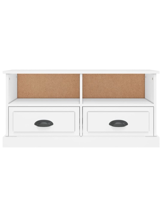Tv skapītis, 93x35,5x45 cm, inženierijas koks, balts