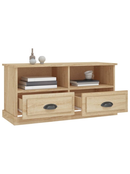 Tv skapītis, sonomas ozolkoka, 93x35,5x45 cm, inženierijas koks