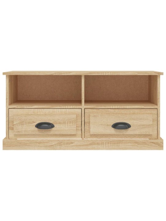 Tv skapītis, sonomas ozolkoka, 93x35,5x45 cm, inženierijas koks