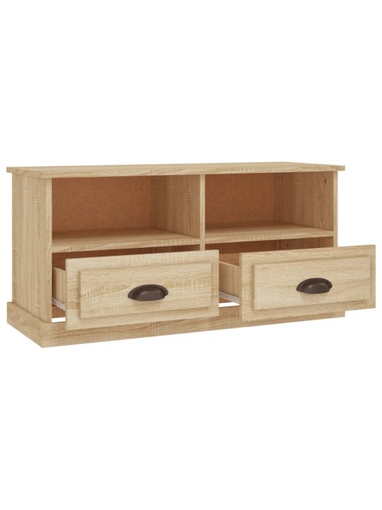 Tv skapītis, sonomas ozolkoka, 93x35,5x45 cm, inženierijas koks