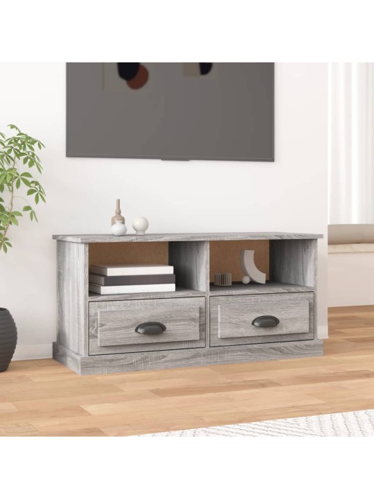 Tv skapītis, pelēks, 93x35,5x45 cm, inženierijas koks