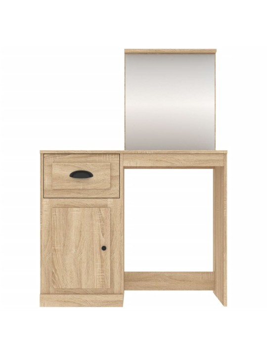 Spoguļgaldiņa komplekts, 90x50x132,5 cm, inženierijas koks