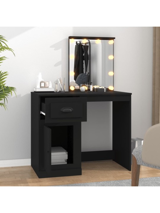 Spoguļgaldiņa komplekts, led, 90x50x132,5 cm, inženierijas koks