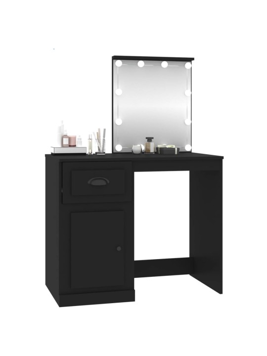 Spoguļgaldiņa komplekts, led, 90x50x132,5 cm, inženierijas koks