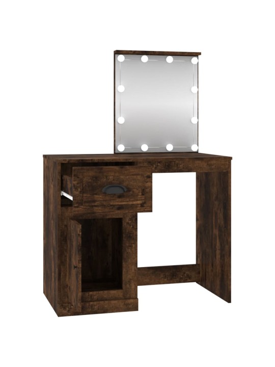 Spoguļgaldiņa komplekts, led, 90x50x132,5 cm, inženierijas koks