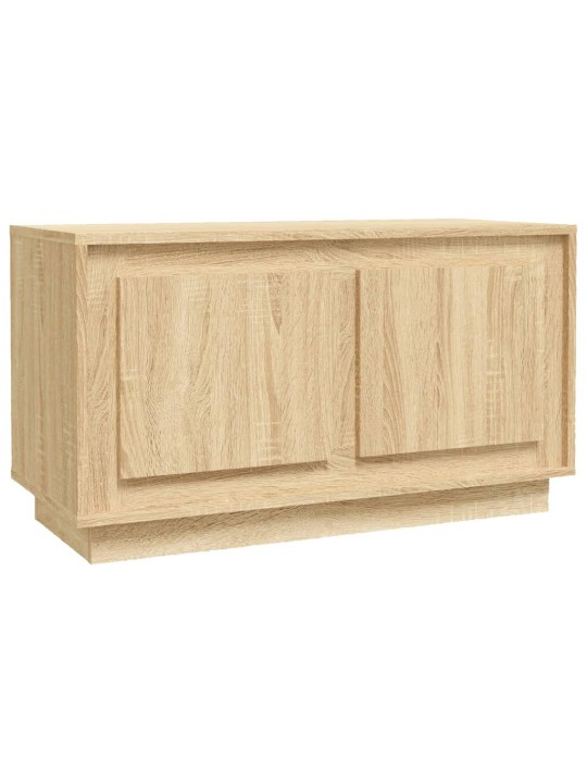 Tv skapītis, ozolkoka krāsa, 80x35x45 cm, inženierijas koks