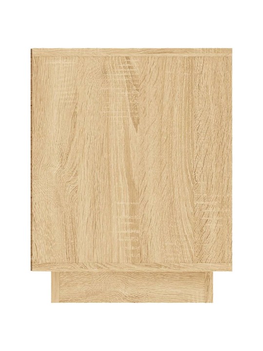 Tv skapītis, ozolkoka krāsa, 80x35x45 cm, inženierijas koks