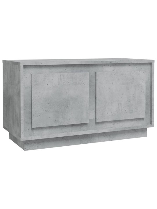 Tv skapītis, betona pelēks, 80x35x45 cm, inženierijas koks