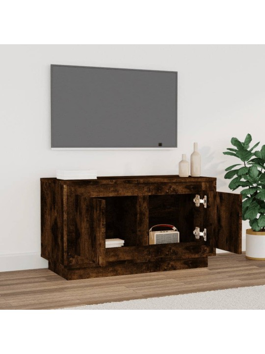 Tv skapītis, sonomas ozolkoka, 80x35x45 cm, inženierijas koks