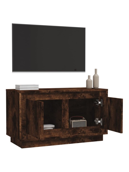 Tv skapītis, sonomas ozolkoka, 80x35x45 cm, inženierijas koks