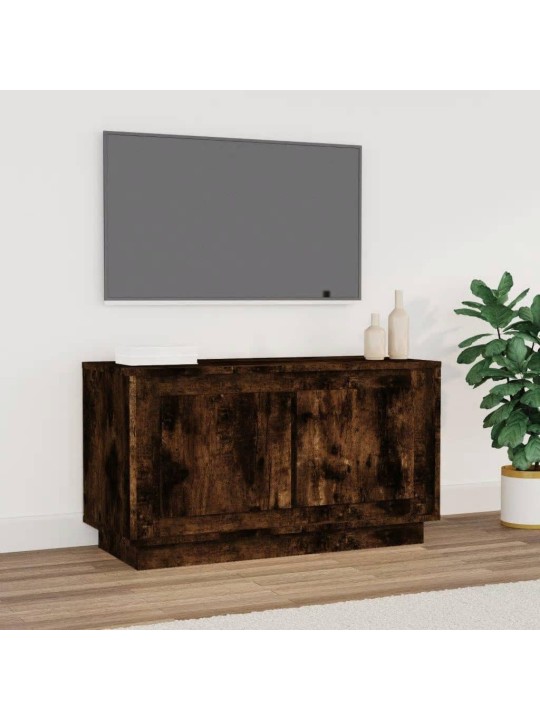 Tv skapītis, sonomas ozolkoka, 80x35x45 cm, inženierijas koks