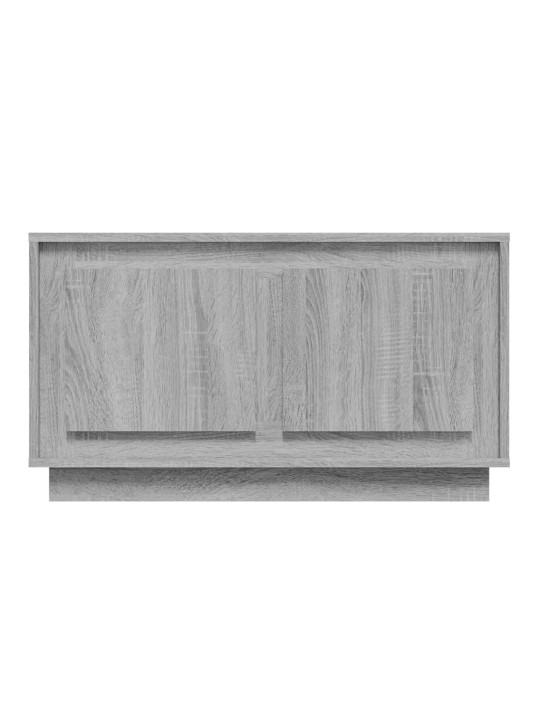 Tv plaukts, pelēka ozola, 80x35x45 cm, inženierijas koks