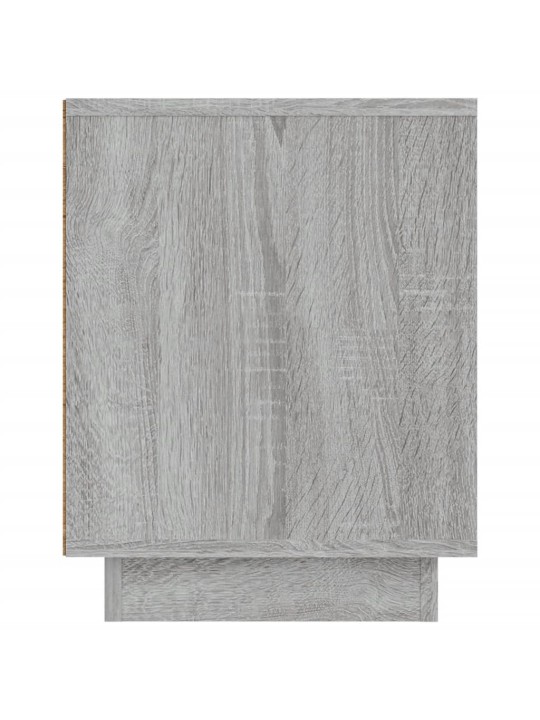 Tv plaukts, pelēka ozola, 80x35x45 cm, inženierijas koks