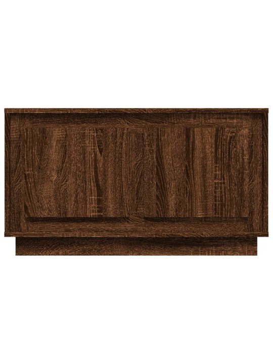 Tv skapītis, brūna ozolkoka, 80x35x45 cm, inženierijas koks