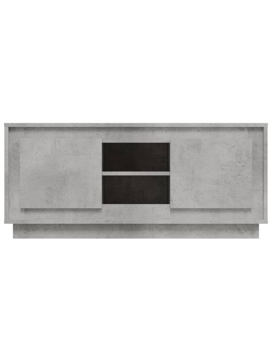 Tv skapītis, betonpelēks, 102x35x45 cm, inženierijas koks