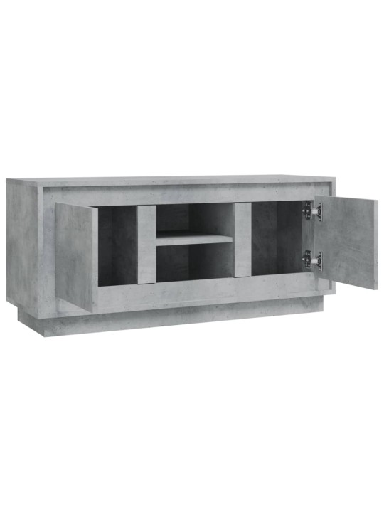 Tv skapītis, betonpelēks, 102x35x45 cm, inženierijas koks