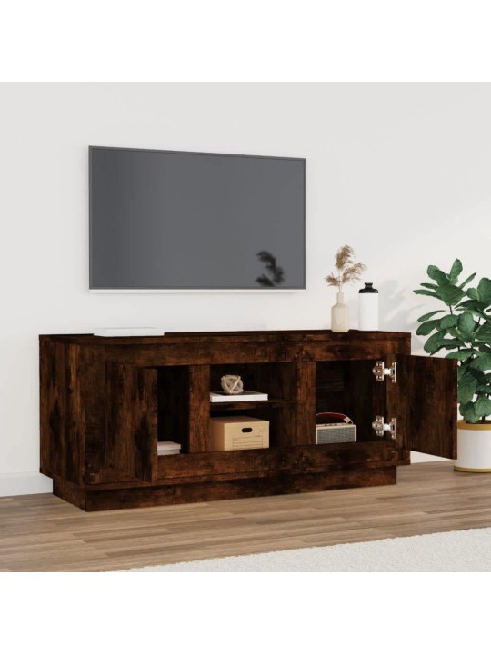 Tv skapītis, ozolkoka krāsa, 102x35x45 cm, inženierijas koks