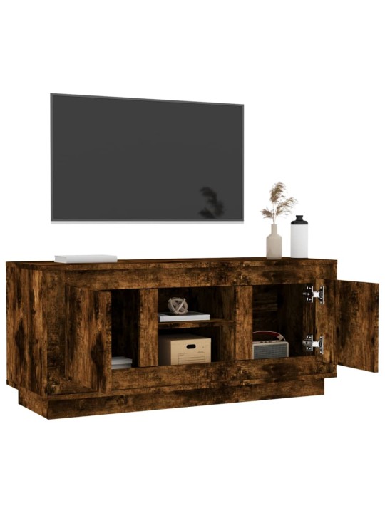 Tv skapītis, ozolkoka krāsa, 102x35x45 cm, inženierijas koks