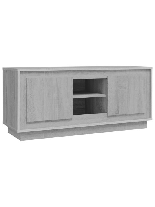 Tv skapītis, pelēks, 102x35x45 cm, inženierijas koks