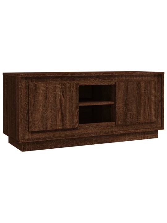 Tv skapītis, 102x35x45 cm, inženierijas koks, ozolkoka brūns