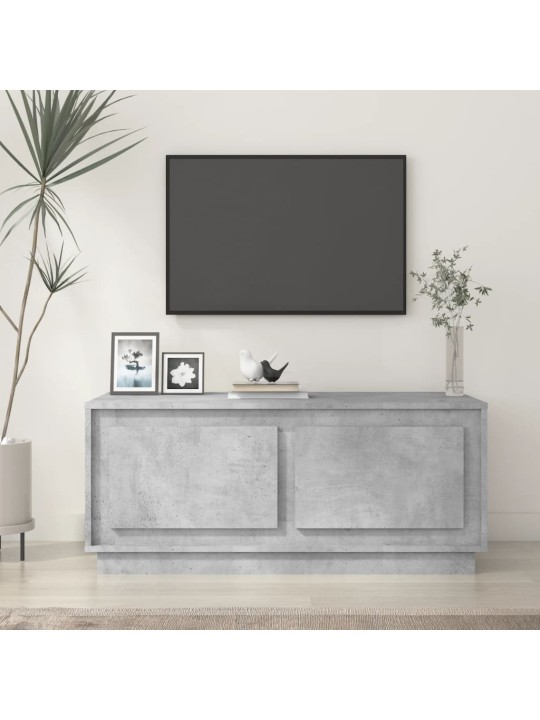 Kafijas galdiņš, betona pelēks, 102x50x44 cm, inženierijas koks