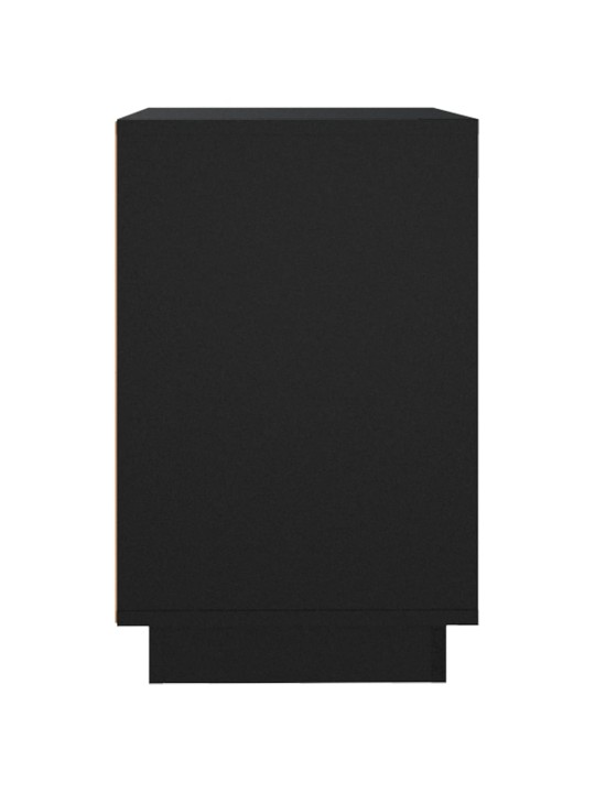 Kumode, 102x35x60 cm, inženierijas koks, melns