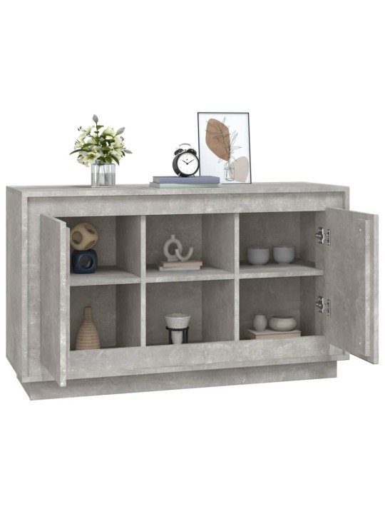 Kumode, 102x35x60 cm, inženierijas koks, betona pelēka