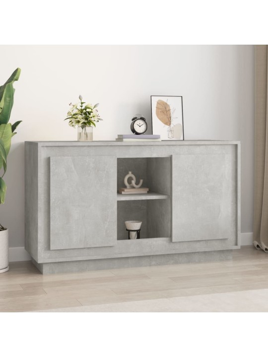 Kumode, 102x35x60 cm, inženierijas koks, betona pelēka