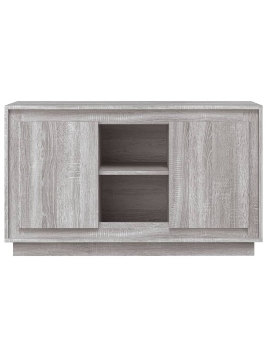 Kumode, pelēka ozolkoka, 102x35x60 cm, inženierijas koks