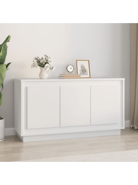 Kumode, balta, 102x35x55 cm, inženierijas koks