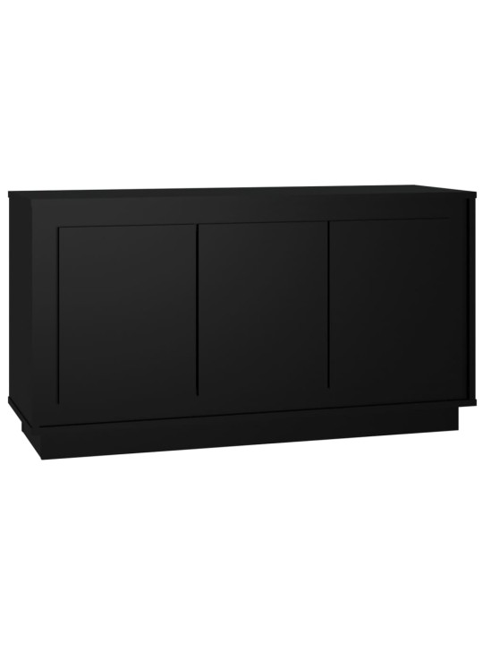 Kumode, 102x35x55 cm, inženierijas koks, melna