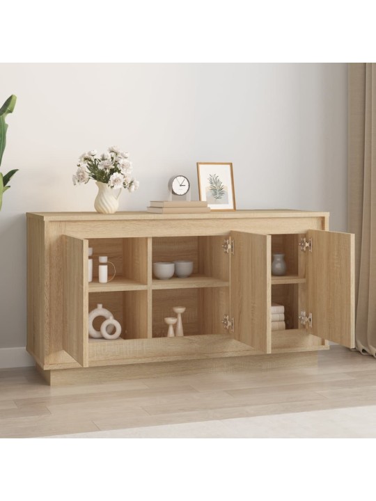 Kumode, 102x35x55 cm, inženierijas koks, ozolkoka krāsā