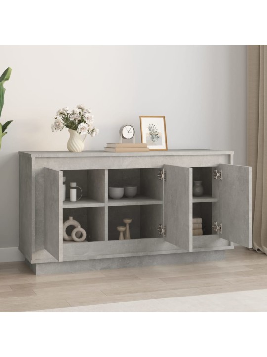 Kumode, 102x35x55 cm, inženierijas koks, betona pelēka