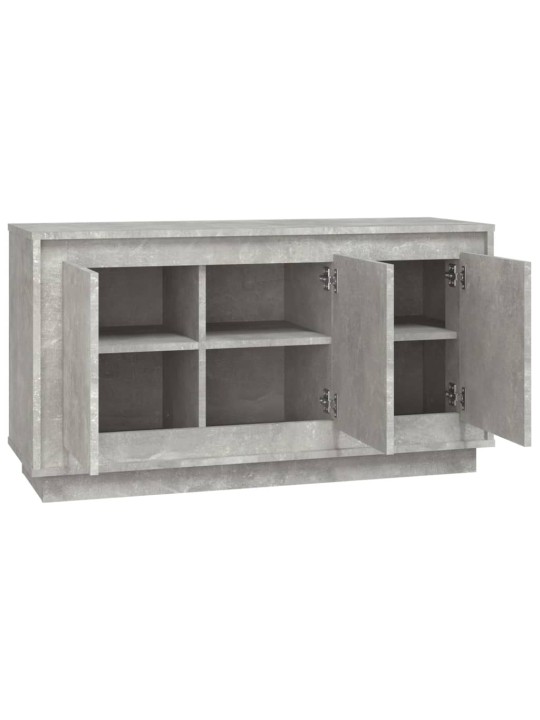 Kumode, 102x35x55 cm, inženierijas koks, betona pelēka