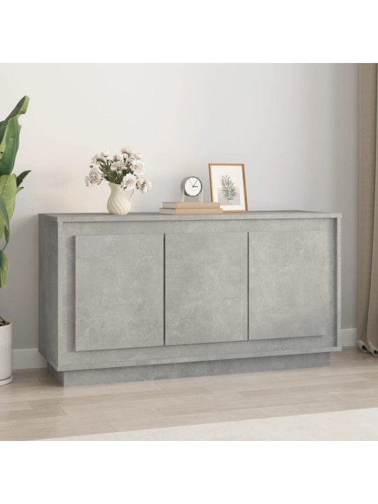 Kumode, 102x35x55 cm, inženierijas koks, betona pelēka