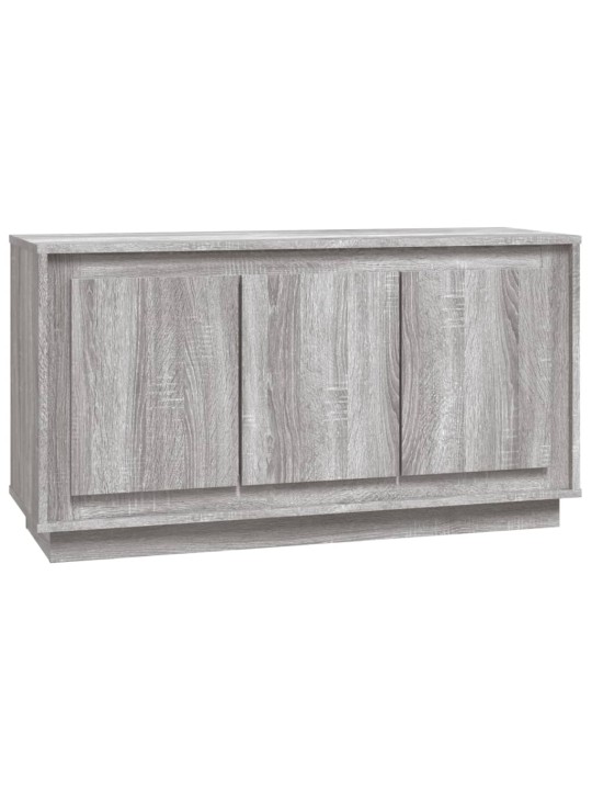 Kumode, pelēka ozolkoka, 102x35x55 cm, inženierijas koks