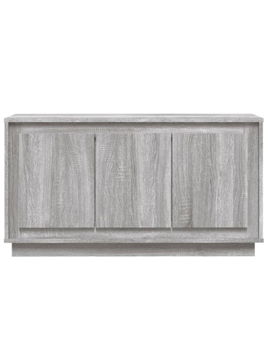 Kumode, pelēka ozolkoka, 102x35x55 cm, inženierijas koks