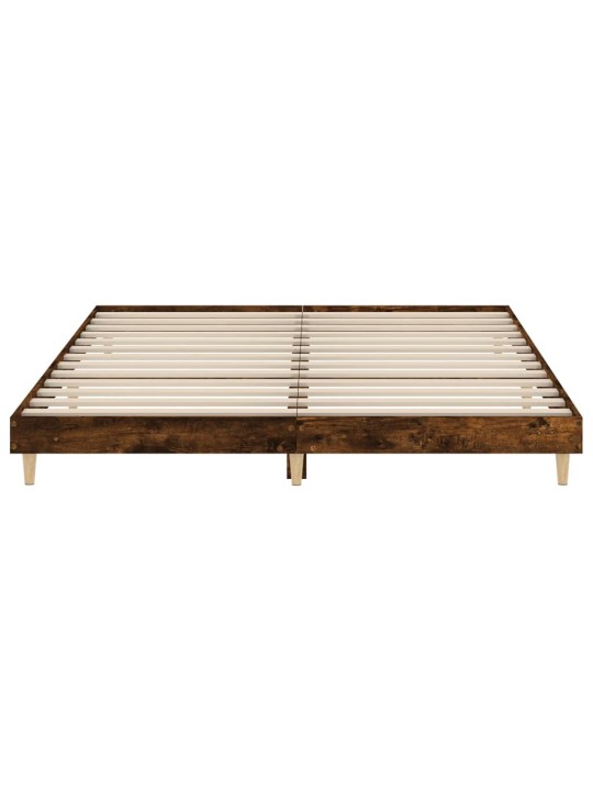 Gultas rāmis, ozolkoka krāsā, 200x200 cm, inženierijas koks