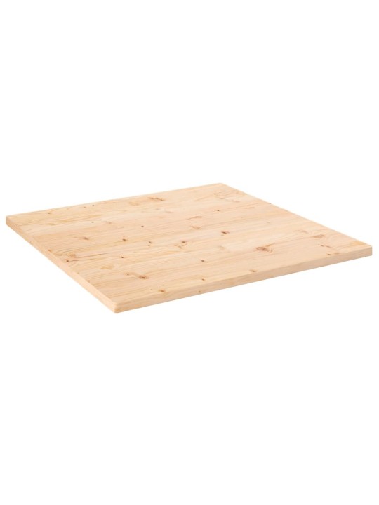 Galda virsma, 70x70x2,5 cm, priedes masīvkoks, kvadrāta forma
