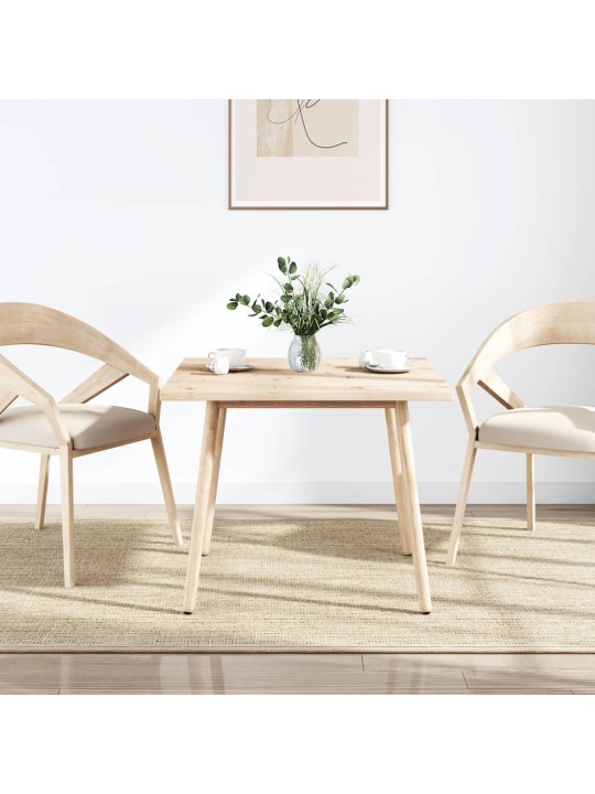 Galda virsma, 70x70x2,5 cm, priedes masīvkoks, kvadrāta forma