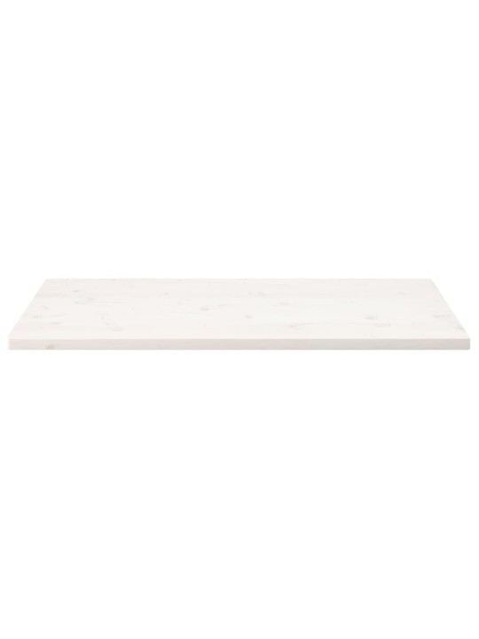 Galda virsma, balta, 100x50x2,5 cm, priedes masīvkoks