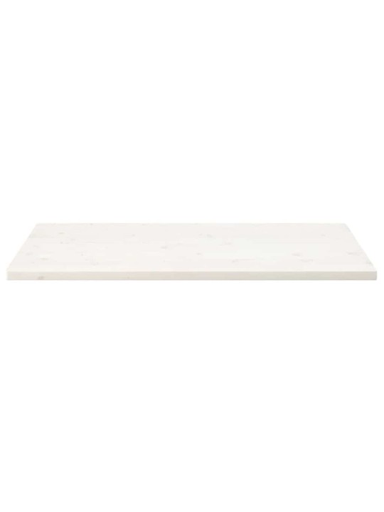 Galda virsma, balta, 110x60x2,5 cm, priedes masīvkoks