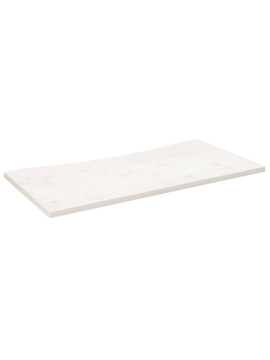 Rakstāmgalda virsma, balta, 100x50x2,5 cm, priedes masīvkoks