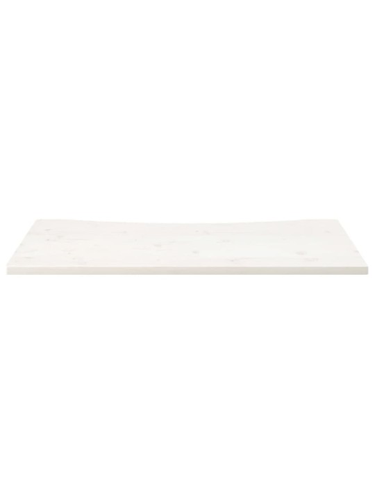 Rakstāmgalda virsma, balta, 100x50x2,5 cm, priedes masīvkoks