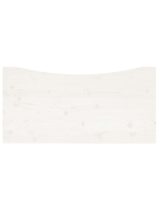 Rakstāmgalda virsma, balta, 110x55x2,5 cm, priedes masīvkoks